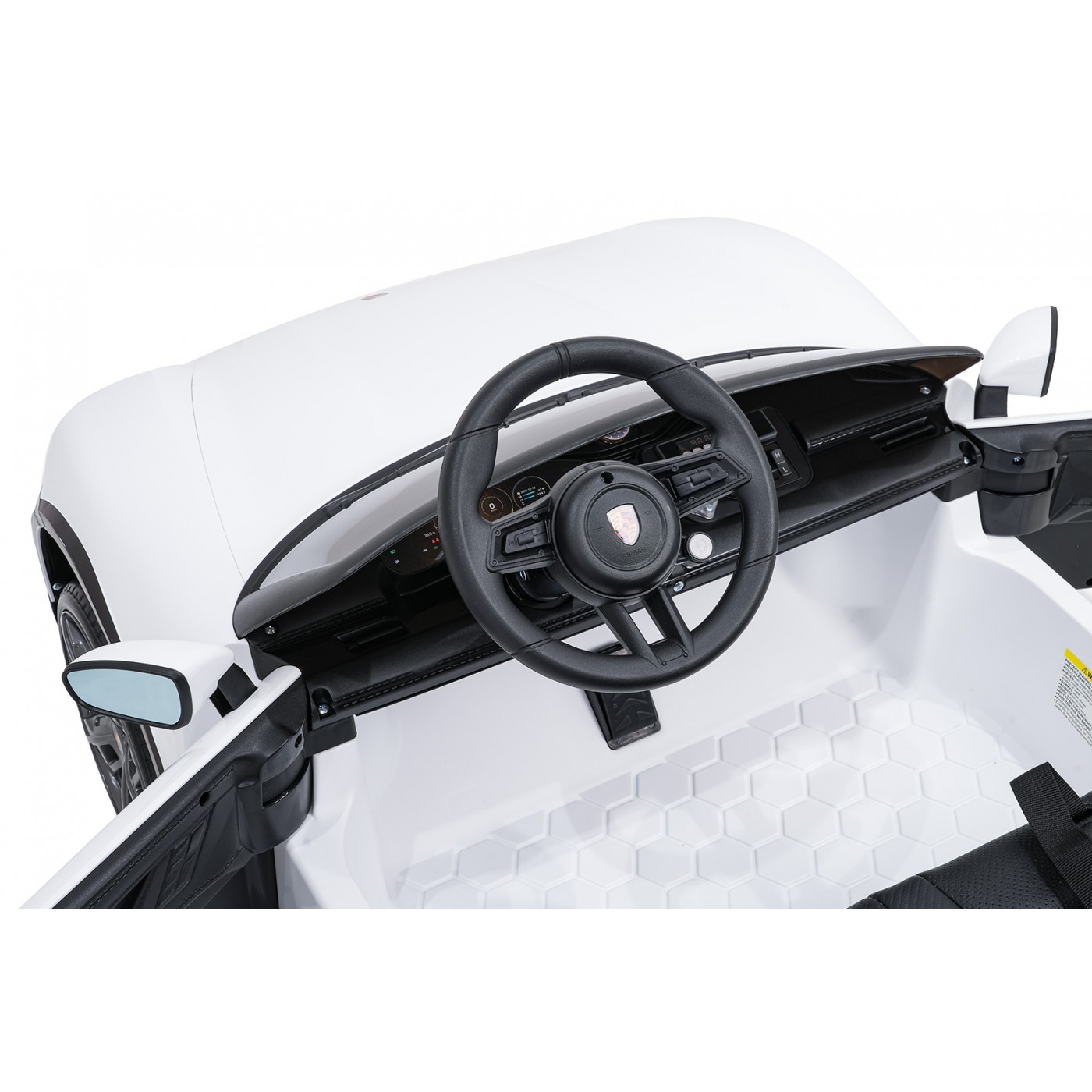 Pojazd Porsche Taycan Turbo S Biały