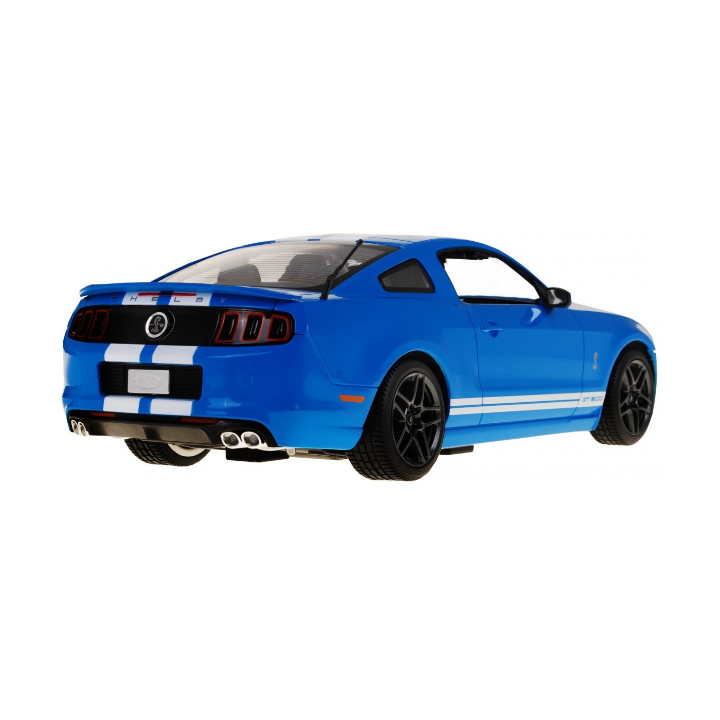 Ford Shelby Mustang GT500 niebieski RASTAR model 1:14 Zdalnie sterowane auto + pilot