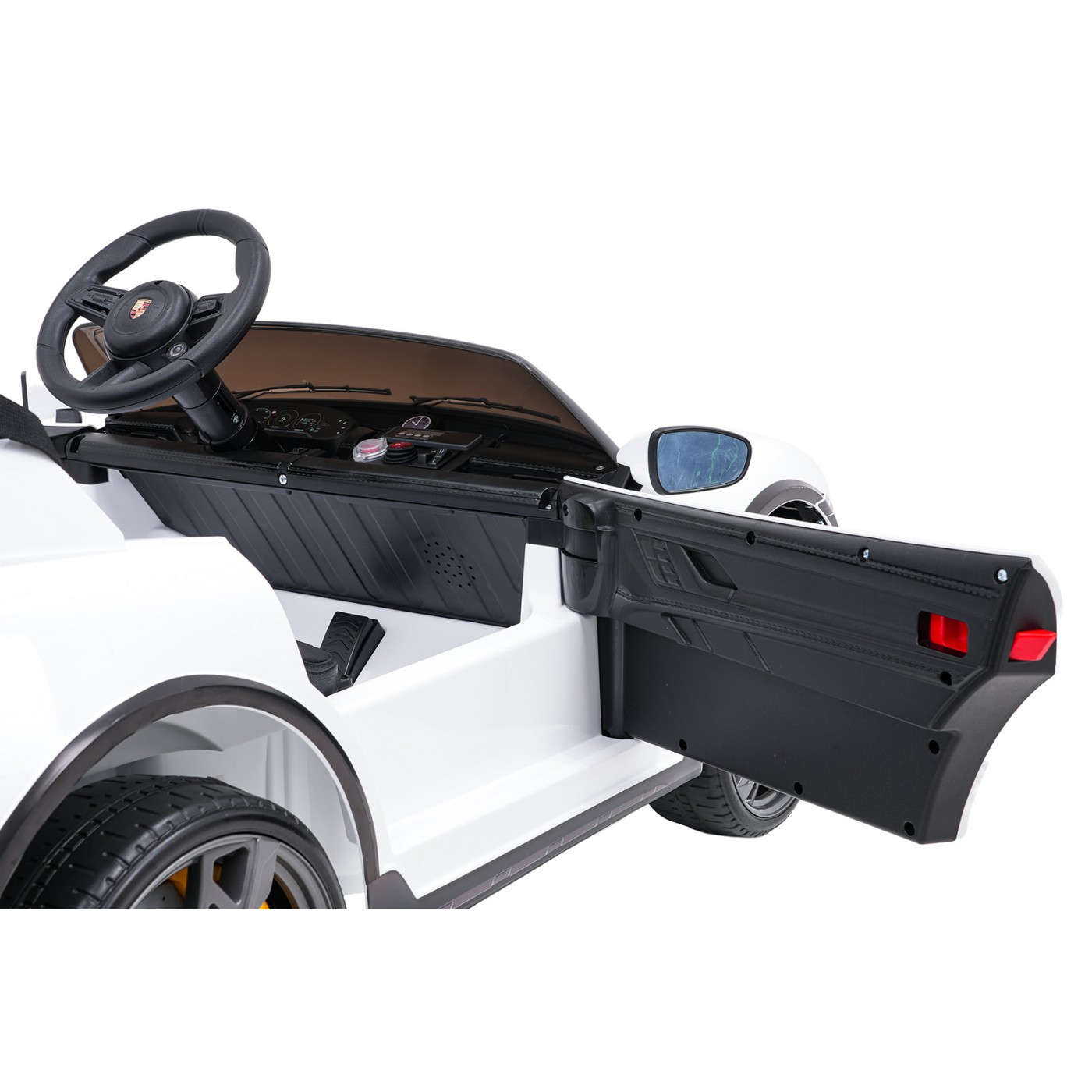 Pojazd Porsche Taycan Turbo S Biały