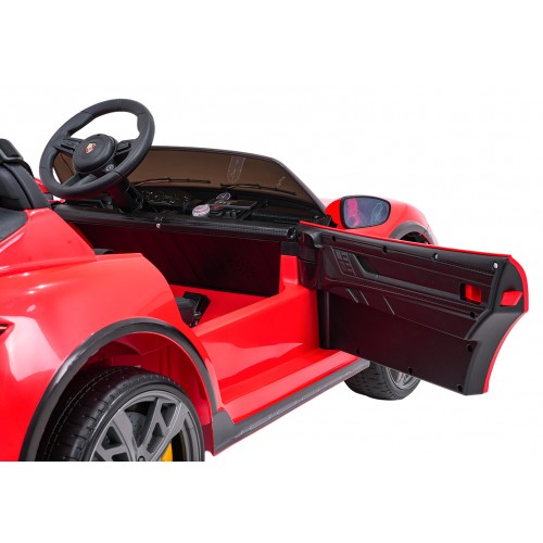 Pojazd Porsche Taycan Turbo S Czerwony