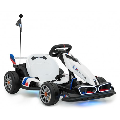 Pojazd Gokart BMW z Funkcją Driftu Biały