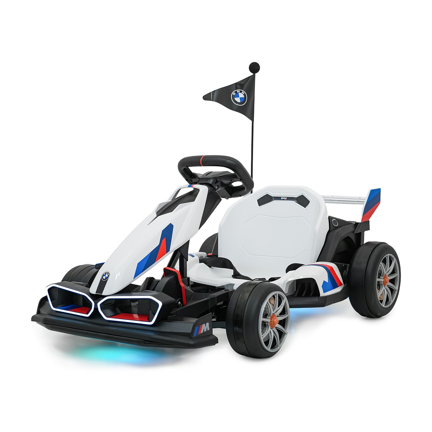 Pojazd Gokart BMW z Funkcją Driftu Biały