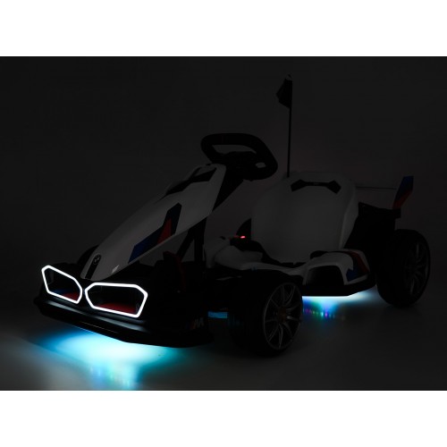 Pojazd Gokart BMW z Funkcją Driftu Biały