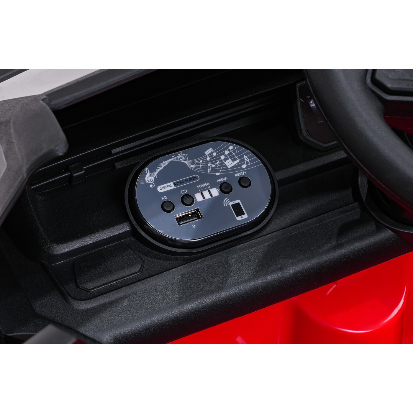 Pojazd Volkswagen ID BUZZ Czerwony