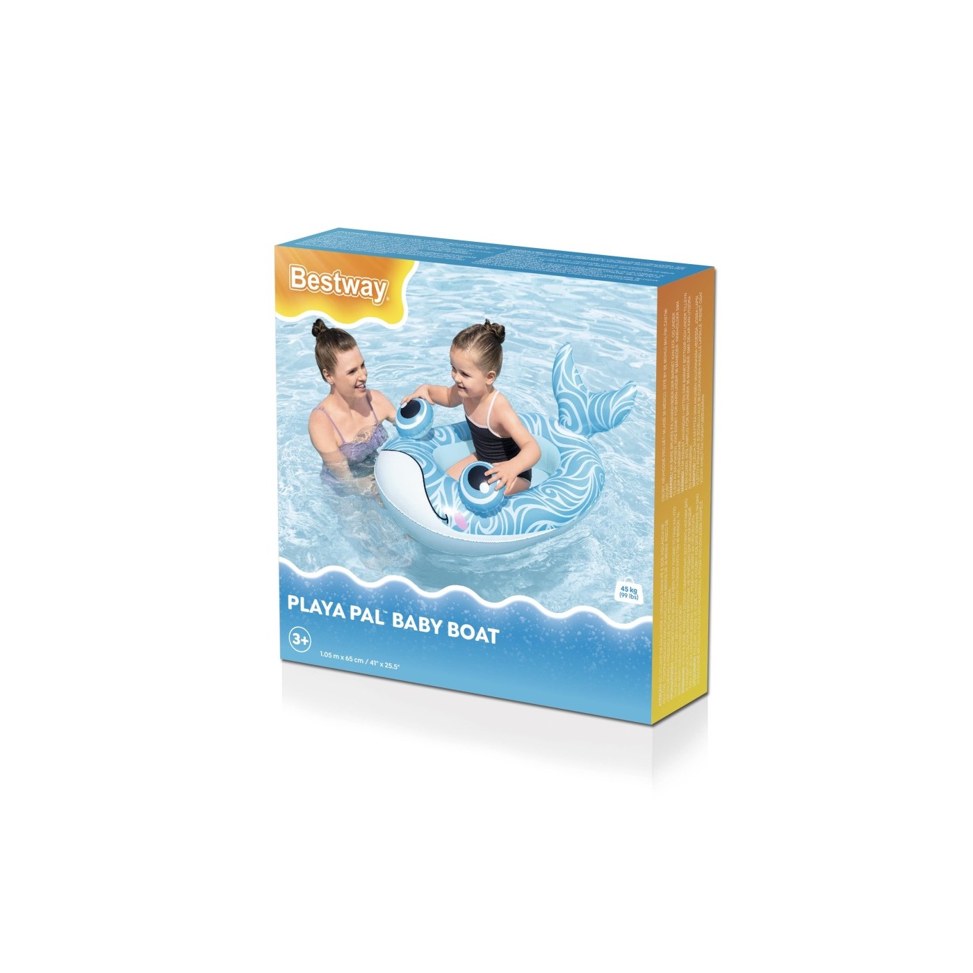 Ponton Wieloryb 105x65cm Bestway