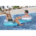 Dmuchany Fotel Materac do pływania dla 2 osób BESTWAY 188x117cm + Oparcia + Uchwyty