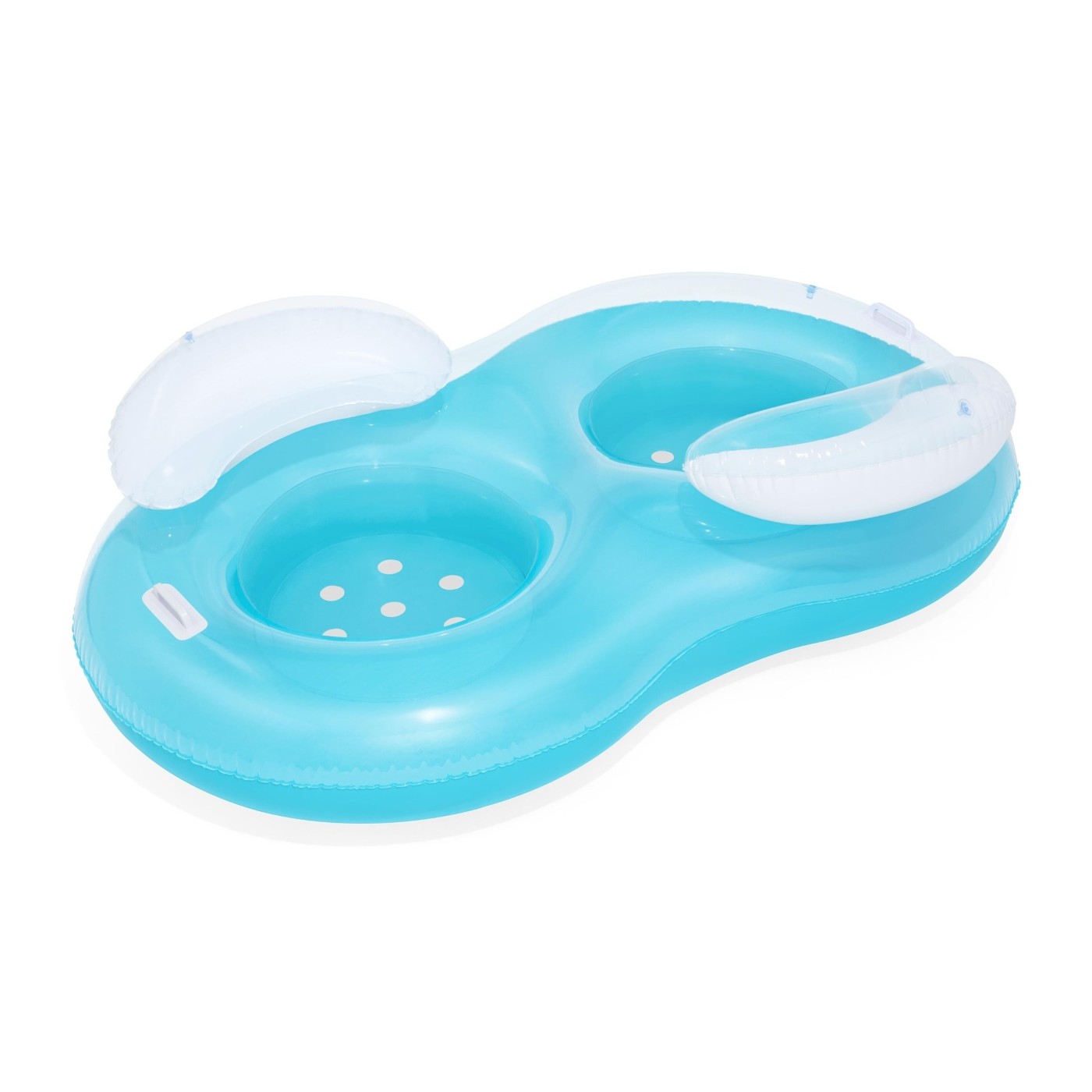 Dmuchany Fotel Materac do pływania dla 2 osób BESTWAY 188x117cm + Oparcia + Uchwyty