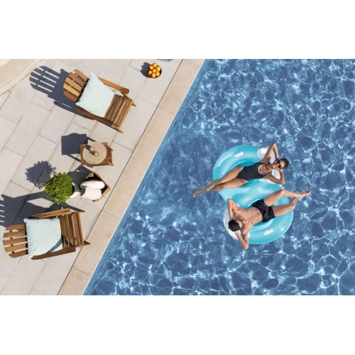Dmuchany Fotel Materac do pływania dla 2 osób BESTWAY 188x117cm + Oparcia + Uchwyty