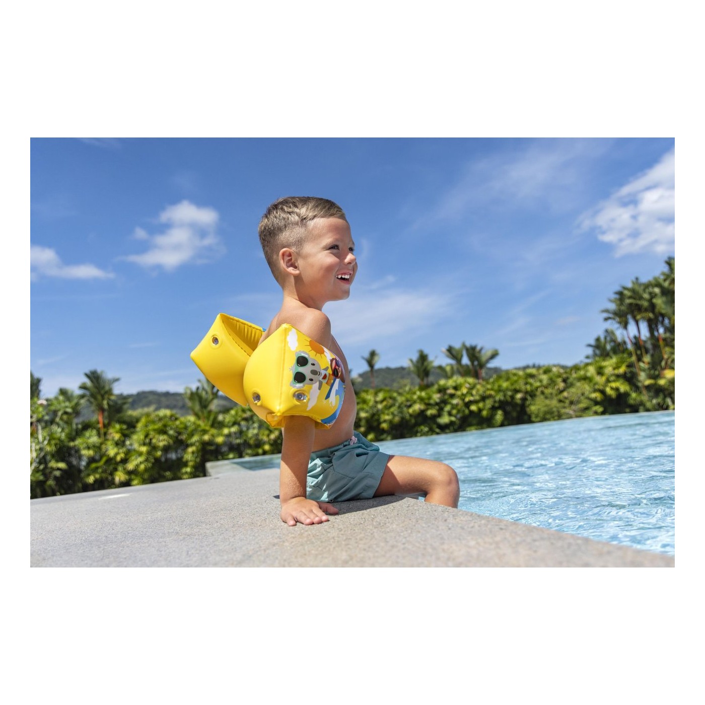 Rękawki SUMMER SURF Żółte 23x15cm Bestway