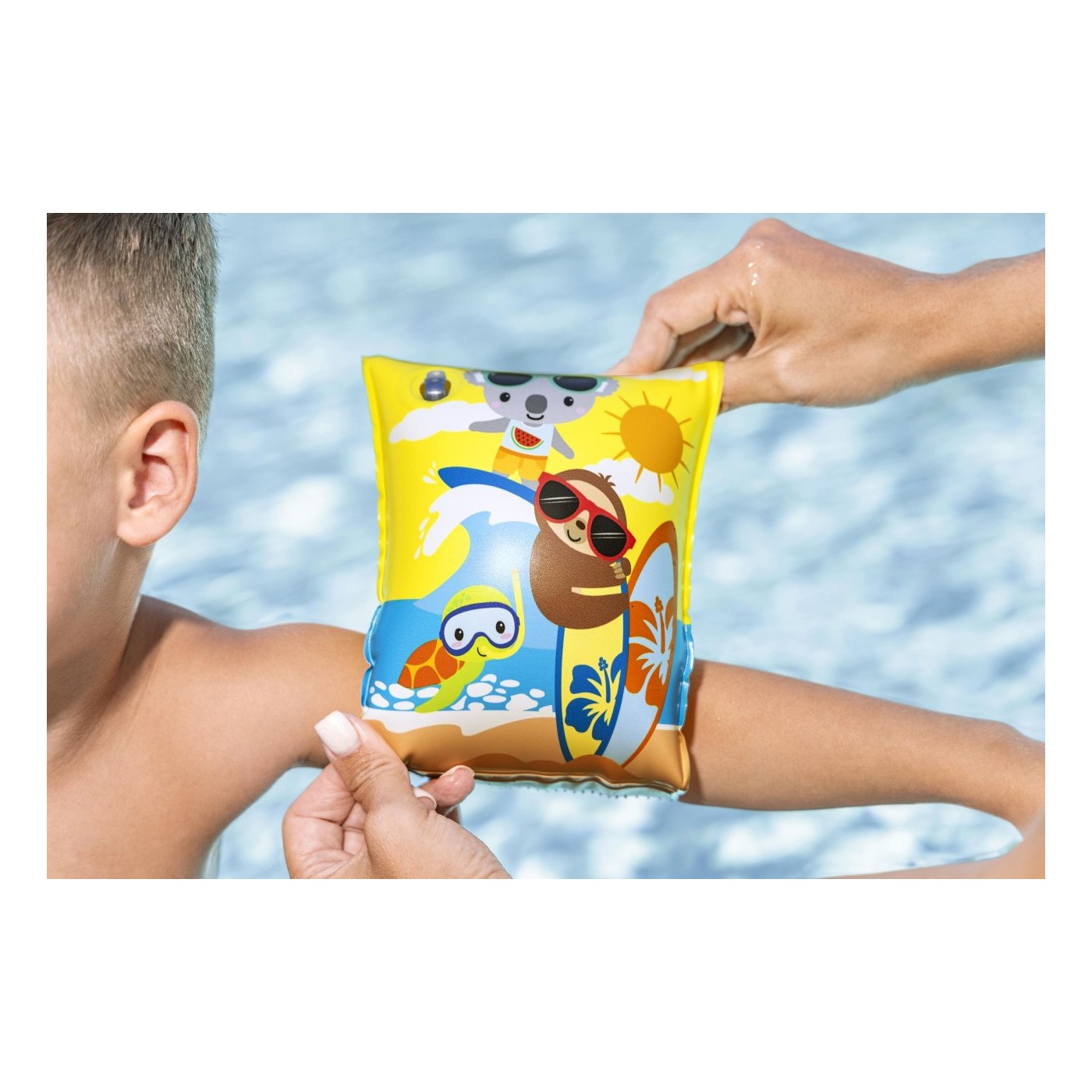 Rękawki SUMMER SURF Żółte 23x15cm Bestway