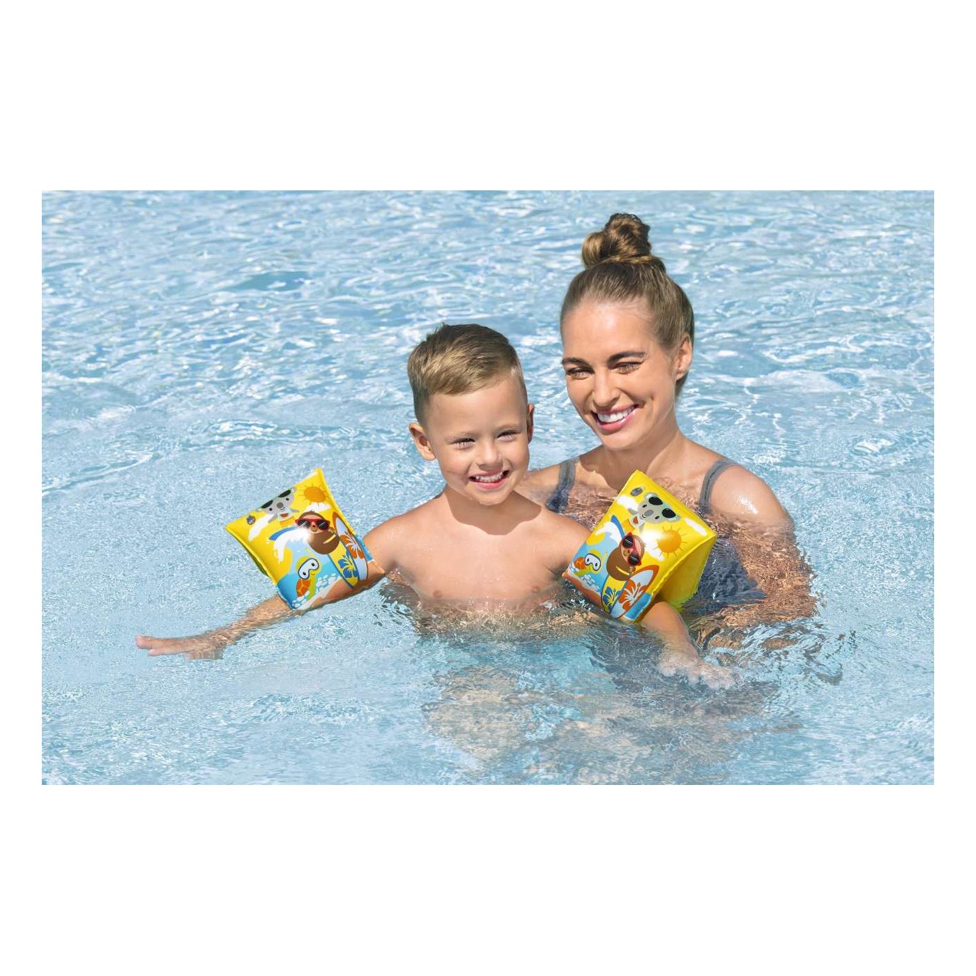 Rękawki SUMMER SURF Żółte 23x15cm Bestway