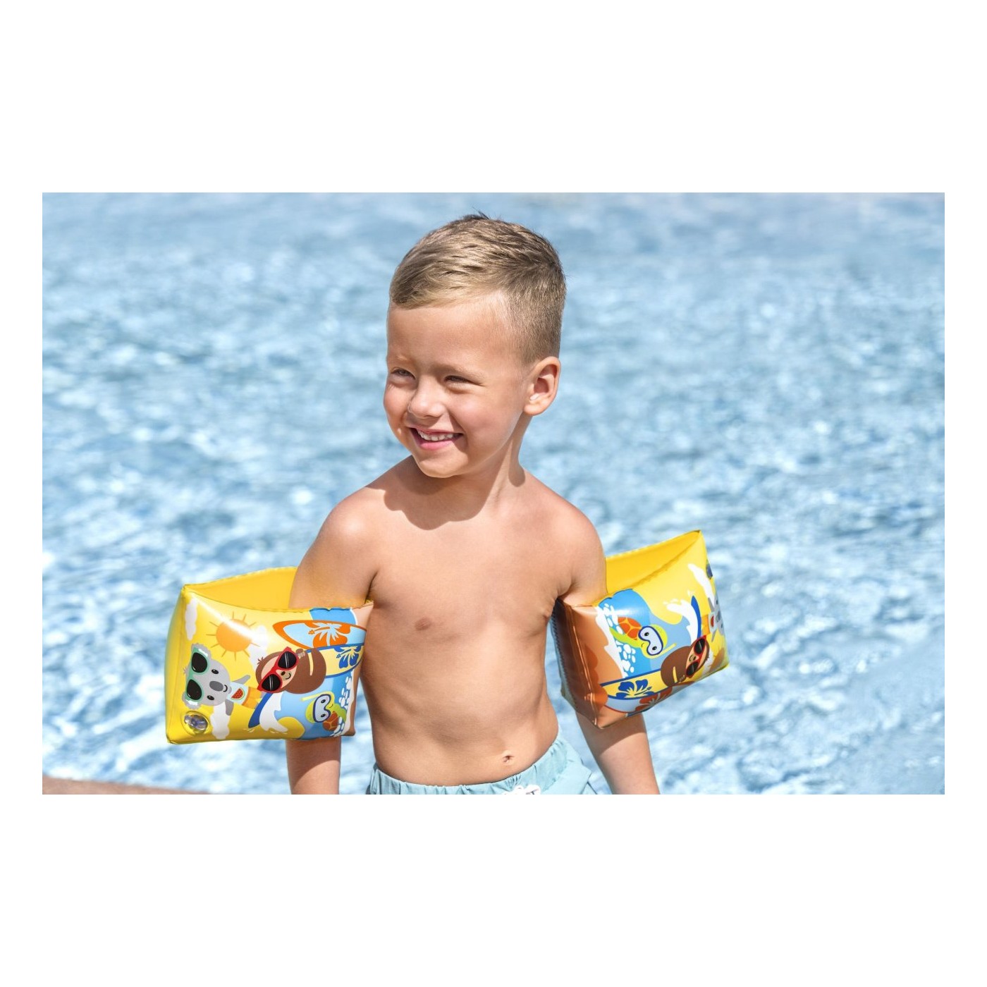 Rękawki SUMMER SURF Żółte 23x15cm Bestway