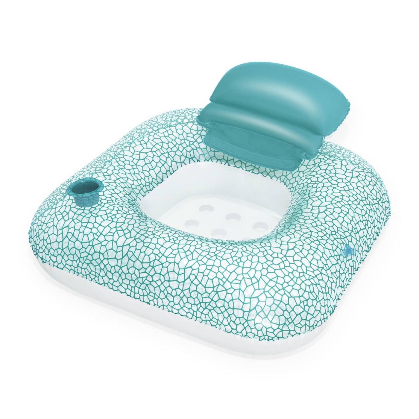 Dmuchany Fotel z poduszką Koło do pływania BESTWAY + Zestaw naprawczy