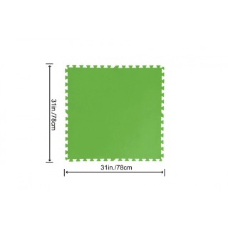 Piankowa Mata pod basen ogrodowy Zielony 9 szt. 78x78cm BESTWAY