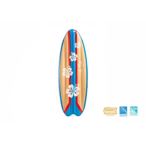 Materac Deska SURFS UP 178 x 69 cm INTEX Kwiaty