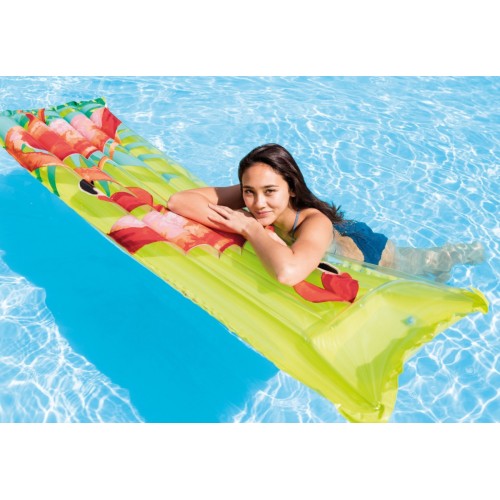 Materac Plażowy 183 x 69 cm INTEX Zielony