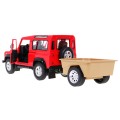R/C toy car Land Rover Defender Red 1:14 RASTAR