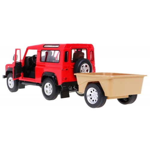 R/C toy car Land Rover Defender Red 1:14 RASTAR