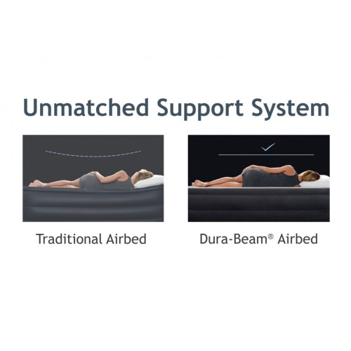 Materac Supreme Air-Flow Airbed 203 x 152 x 51 cm INTEX