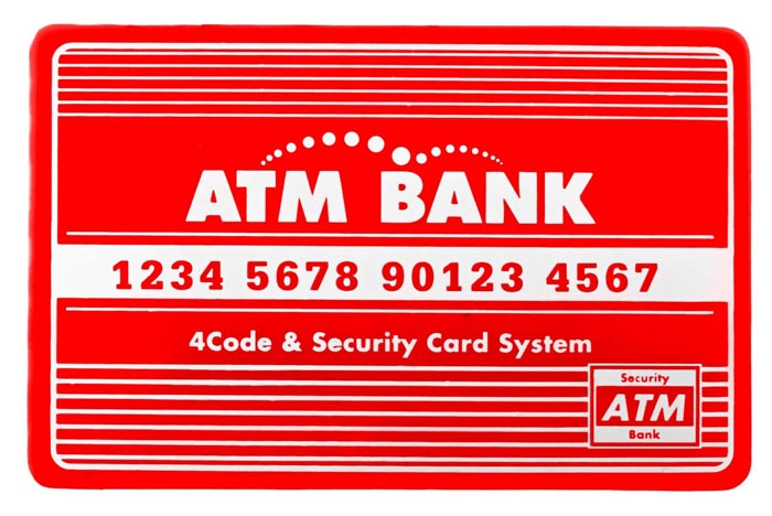 LK-G907 bankomat skarbonka czerwona karta