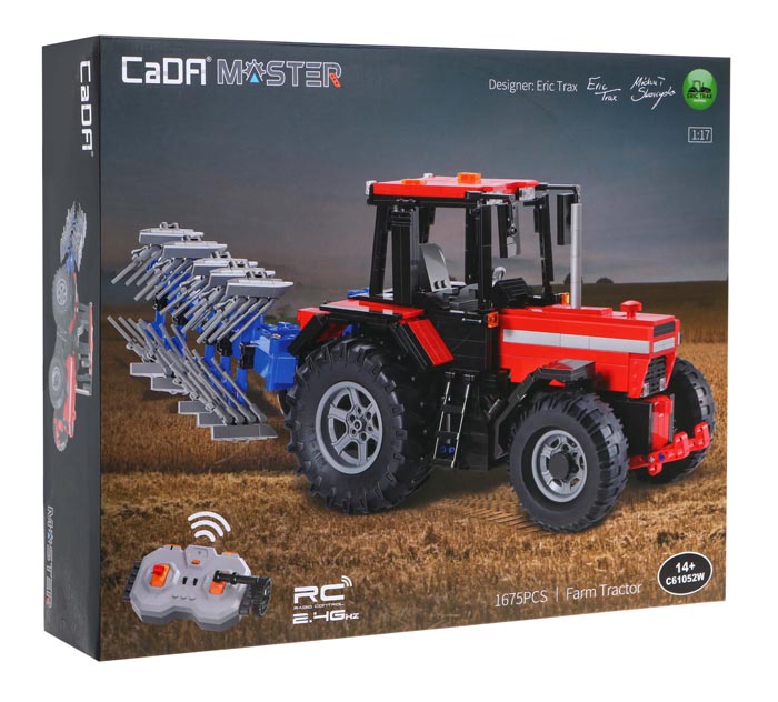 C61052W traktor z pługiem eric trax CaDA master pudełko
