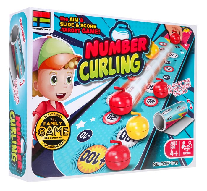 007-178 gra zręcznościowa curling na punkty pudełko
