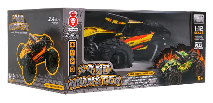 699-150 zdalnie sterowany crawler sand monster pudełko